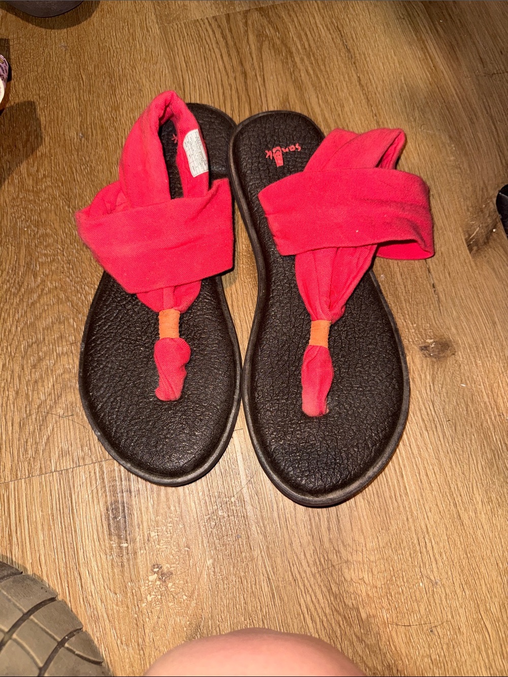 Women’s Bright Coral Yoga Sling Sandals